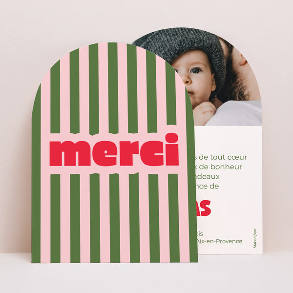 Remerciements Naissance Petite arche Mini Nous photo