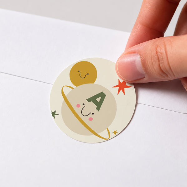 Sticker Naissance Rond Mon Petit Univers photo