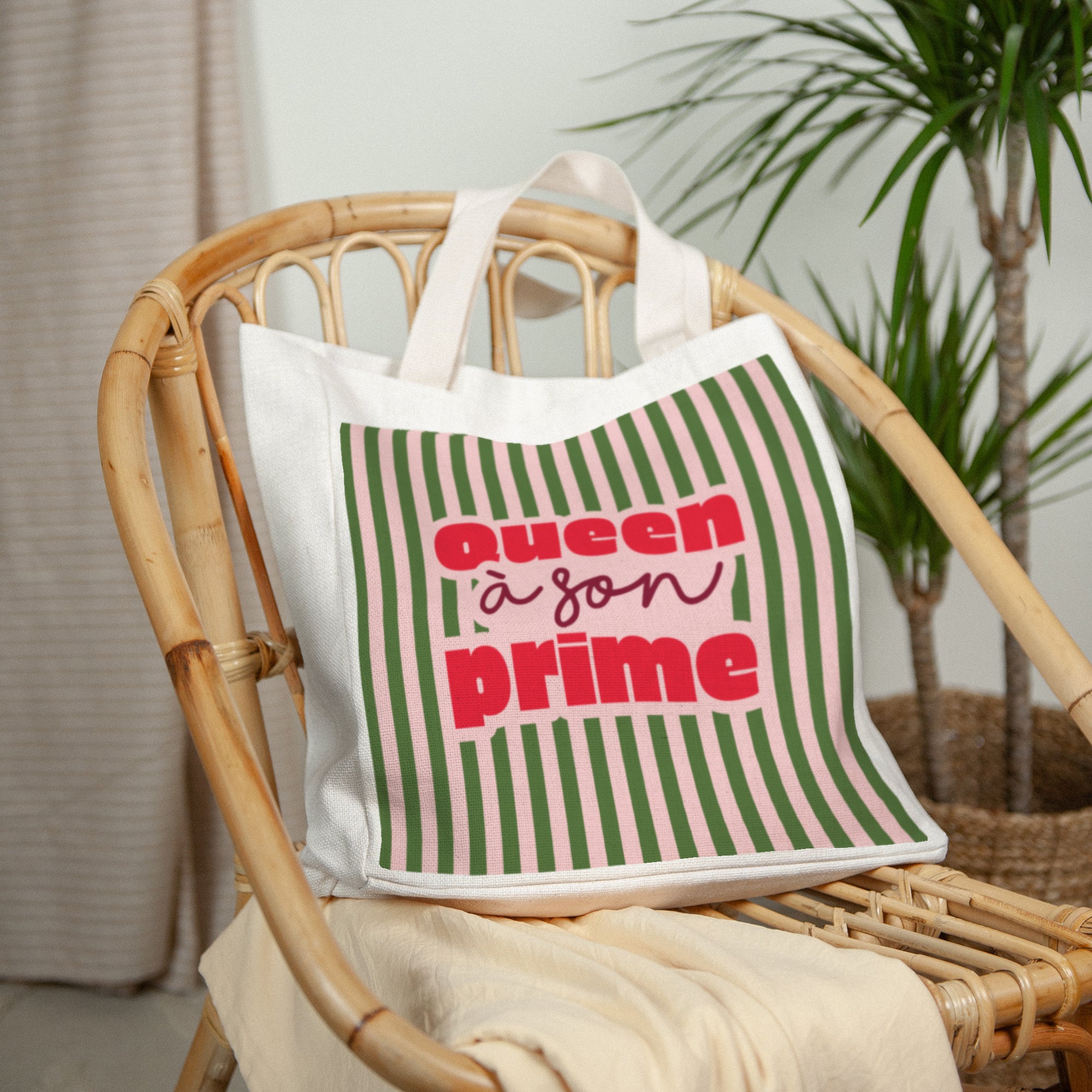 Tote bag Anse en toile Queen à son Prime photo N° 2