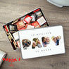 Boite métallique rectangle, garnie de chocolats Papy en souvenirs photo N° 1