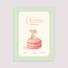Affiche Naissance Portrait 30 x 40 cm Souris série macaron photo N° 2