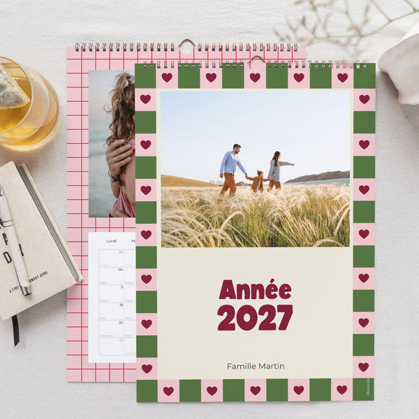 Calendrier Fin d'année Mural A3 La vie en couleur photo