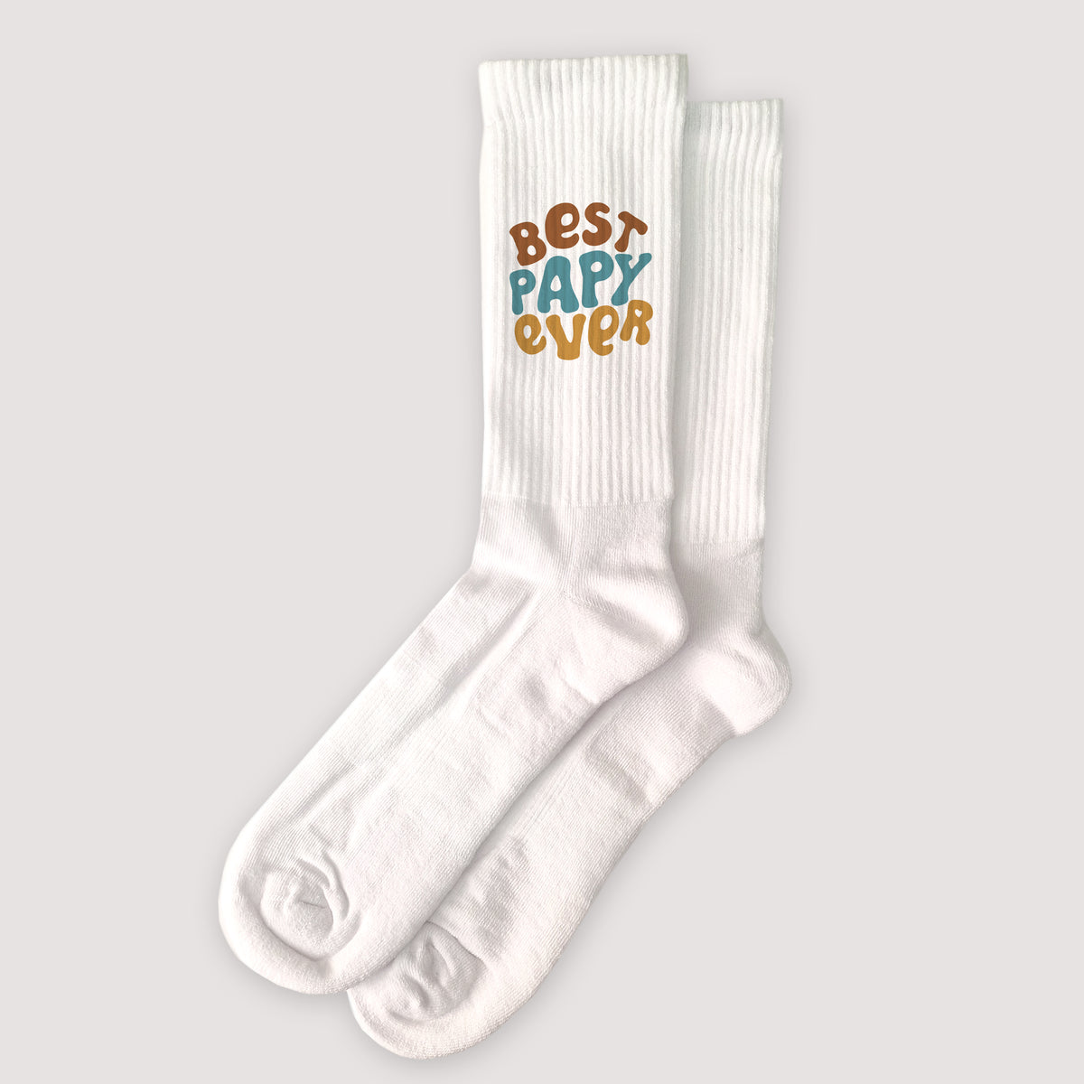 Chaussettes homme Blanches Best Papy Ever photo N° 1