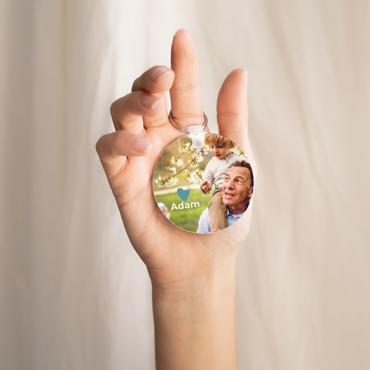 Porte-clés Rond Best Papy Ever photo N° 2