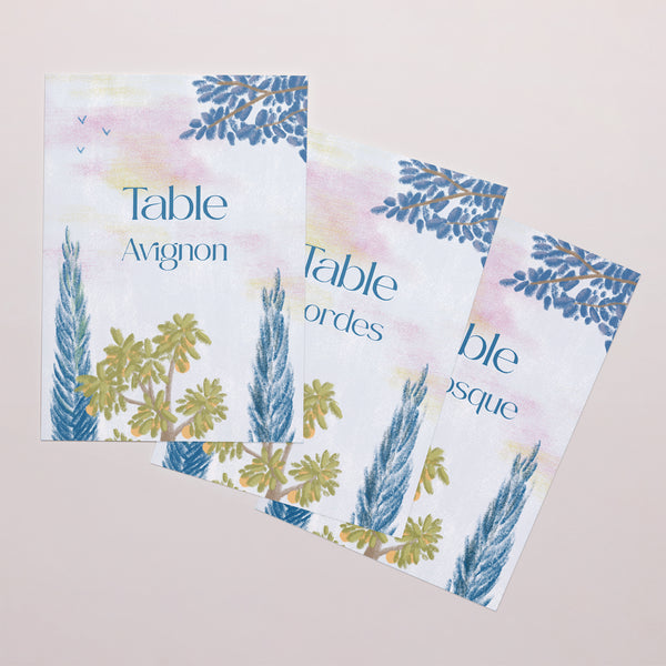 Marque table Mariage Rectangle Échappée Provençale photo