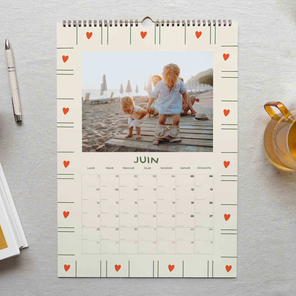 Calendrier Fin d'année Mural A3 Happy Days photo N° 2