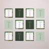 Plan de table Mariage Lot de 12 Rêverie à Giverny photo N° 1