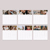 Calendrier Fin d'année 6 cartes 12 mois en images photo N° 3