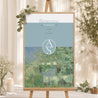 Panneau bienvenue Mariage Portrait 60 x 90 cm Les Beaux Jours photo N° 1