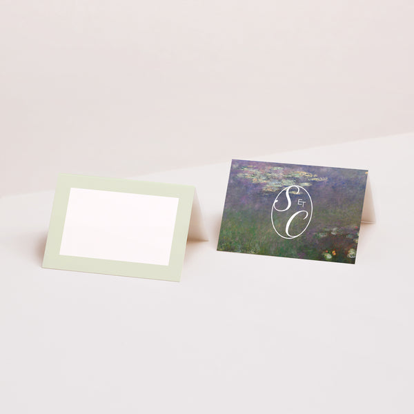 Marque-place Mariage 2 volets Reflets d’Amour photo