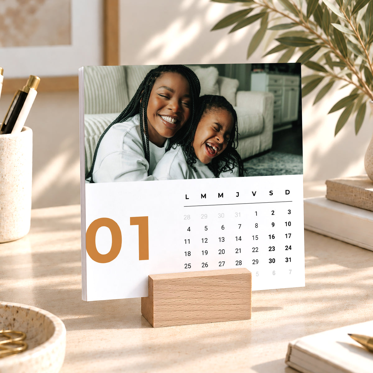 Calendrier Fin d'année 6 cartes Petits bonheurs, Jolis moments photo N° 1