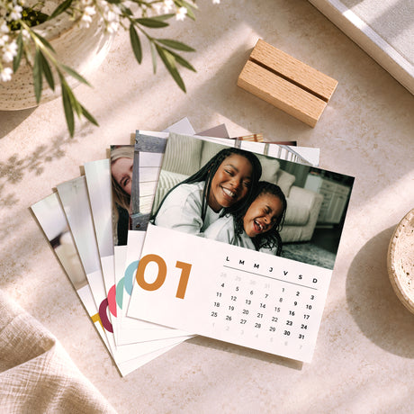 Calendrier Fin d'année 6 cartes Petits bonheurs, Jolis moments