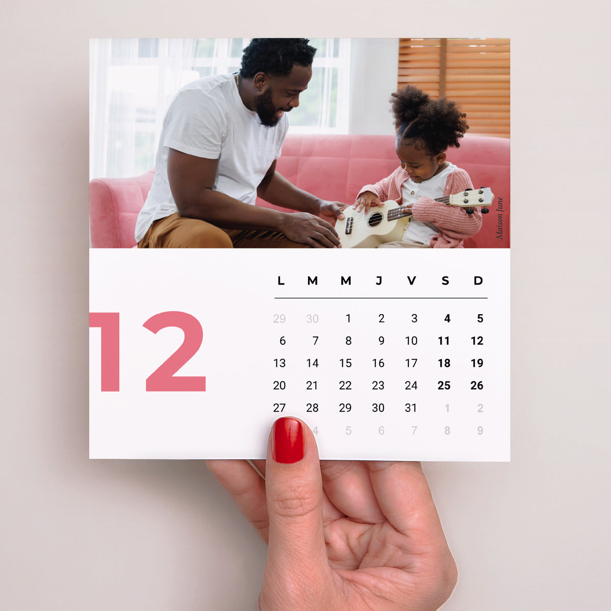 Calendrier Fin d'année 6 cartes Petits bonheurs, Jolis moments photo N° 5