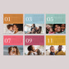 Calendrier Fin d'année 6 cartes Tranches de vie photo N° 3