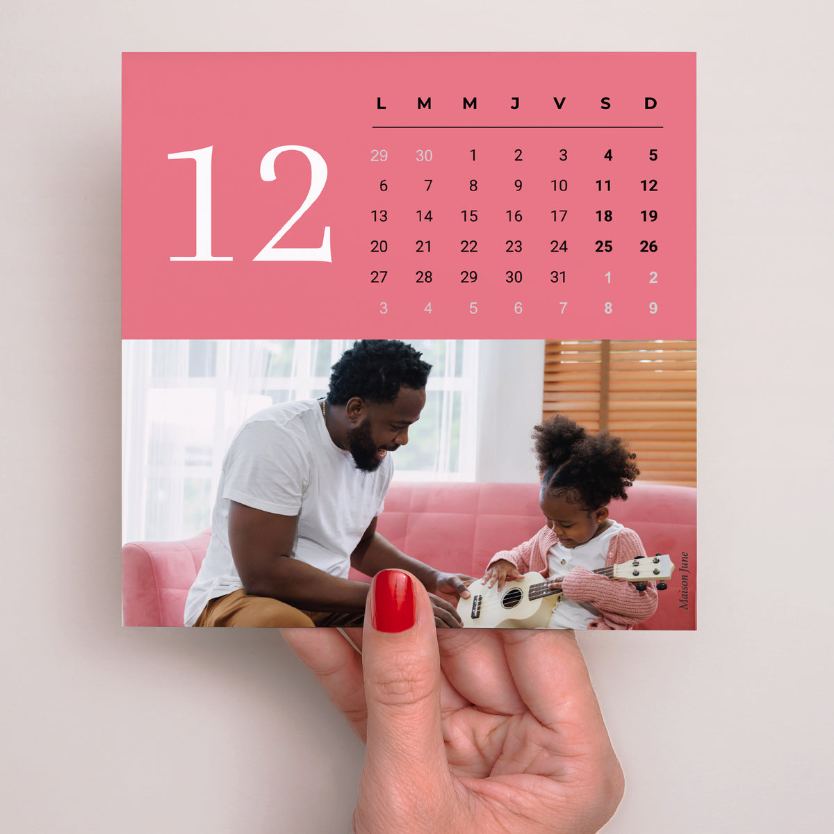 Calendrier Fin d'année 6 cartes Tranches de vie photo N° 5