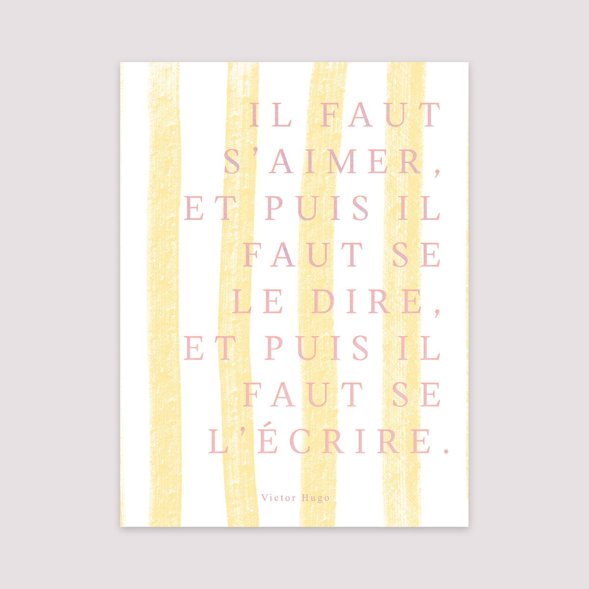 Affiche Portrait 30 x 40 cm Il faut s'aimer photo N° 2