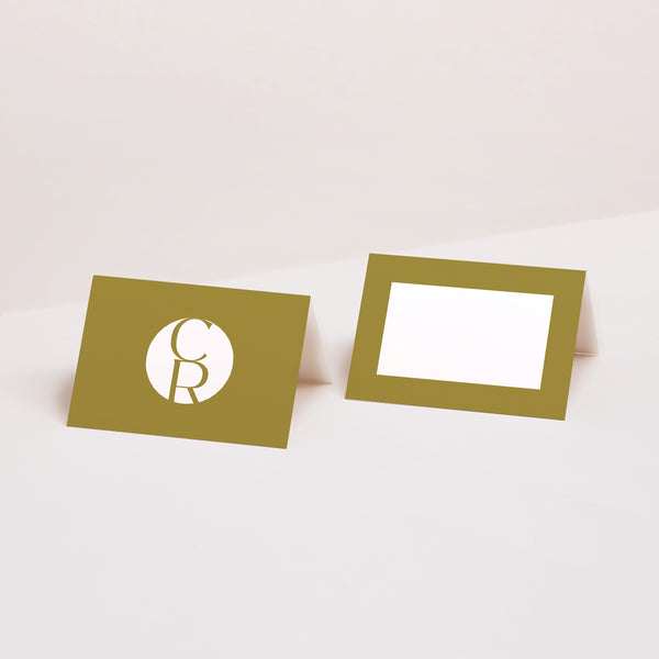 Marque-place Mariage 2 volets Duo photo