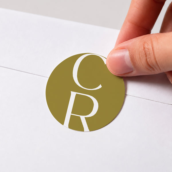 Sticker Mariage Rond Duo photo