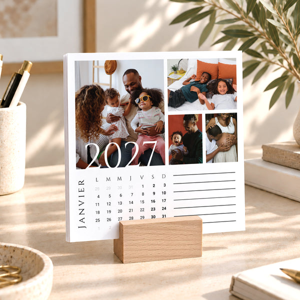Calendrier Fin d'année 6 cartes Arrêt sur image photo