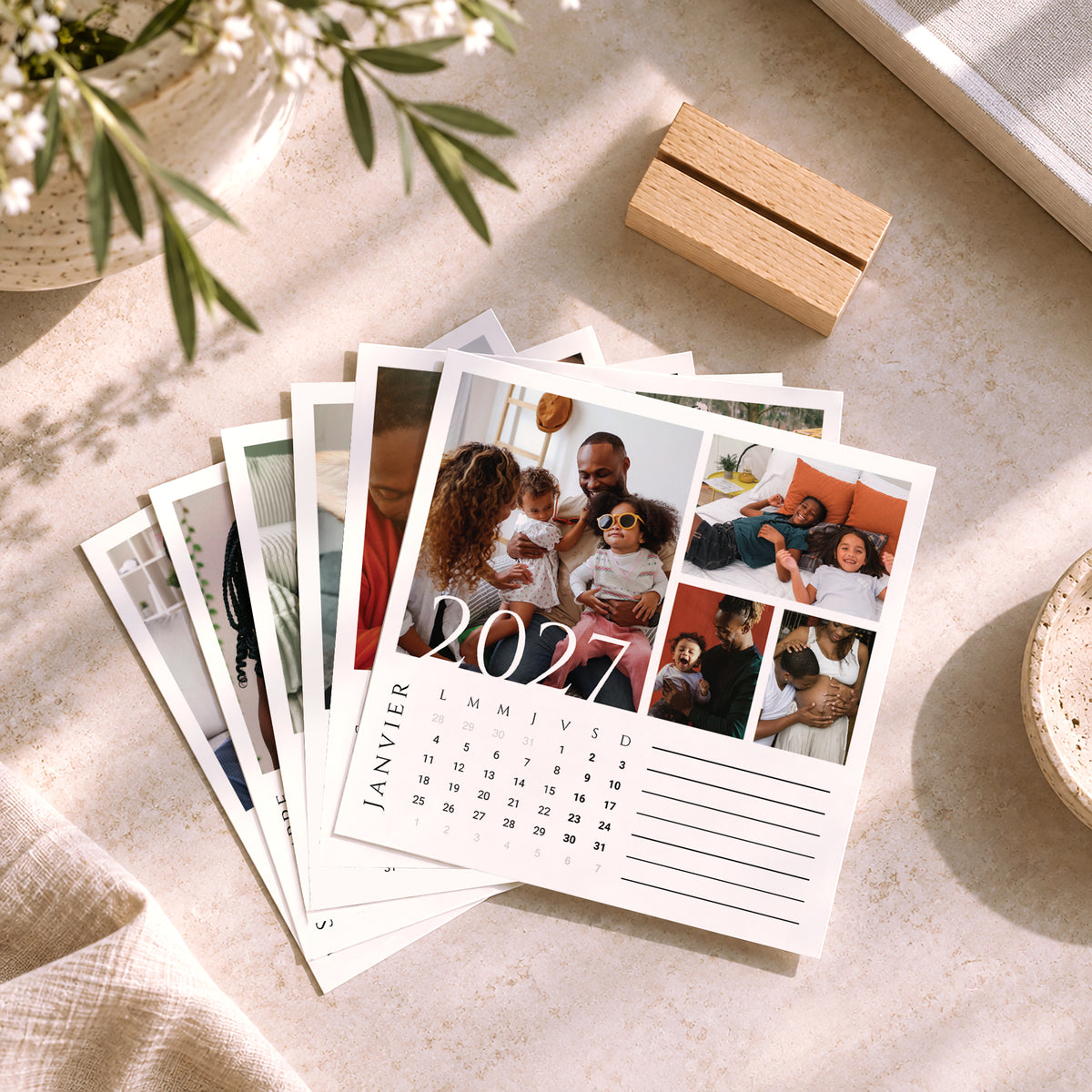 Calendrier Fin d'année 6 cartes Arrêt sur image photo N° 2