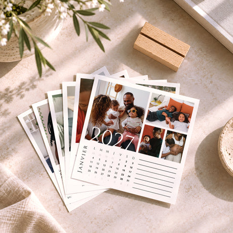 Calendrier Fin d'année 6 cartes Arrêt sur image