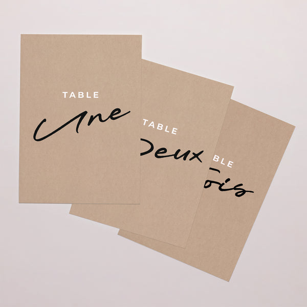 Marque table Mariage Lot de 3 Rock’n Roll Lovers photo