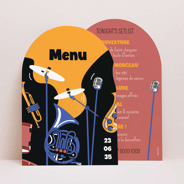 Menu Mariage Arche Love Orchestra photo