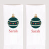 Chaussettes femme Blanches Boule de Noël photo N° 3