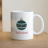 Mug Blanc Boule de Noël photo N° 1