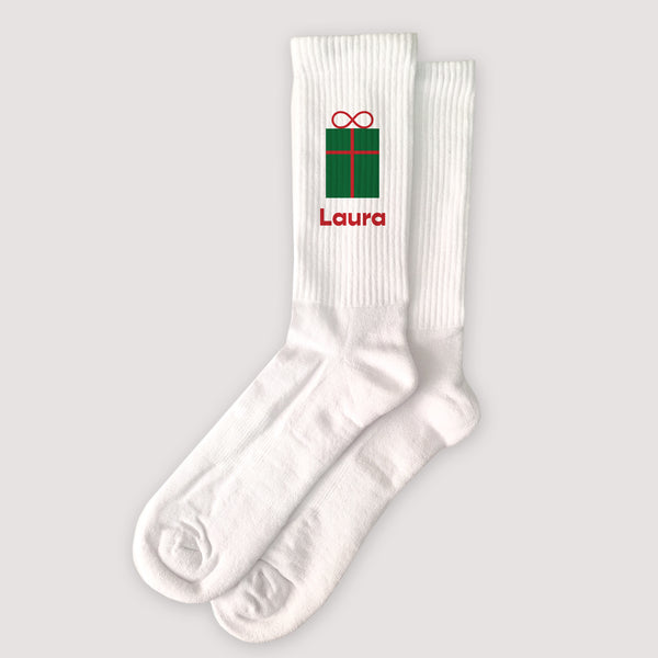 Chaussettes femme Blanches Cadeau Surprise photo