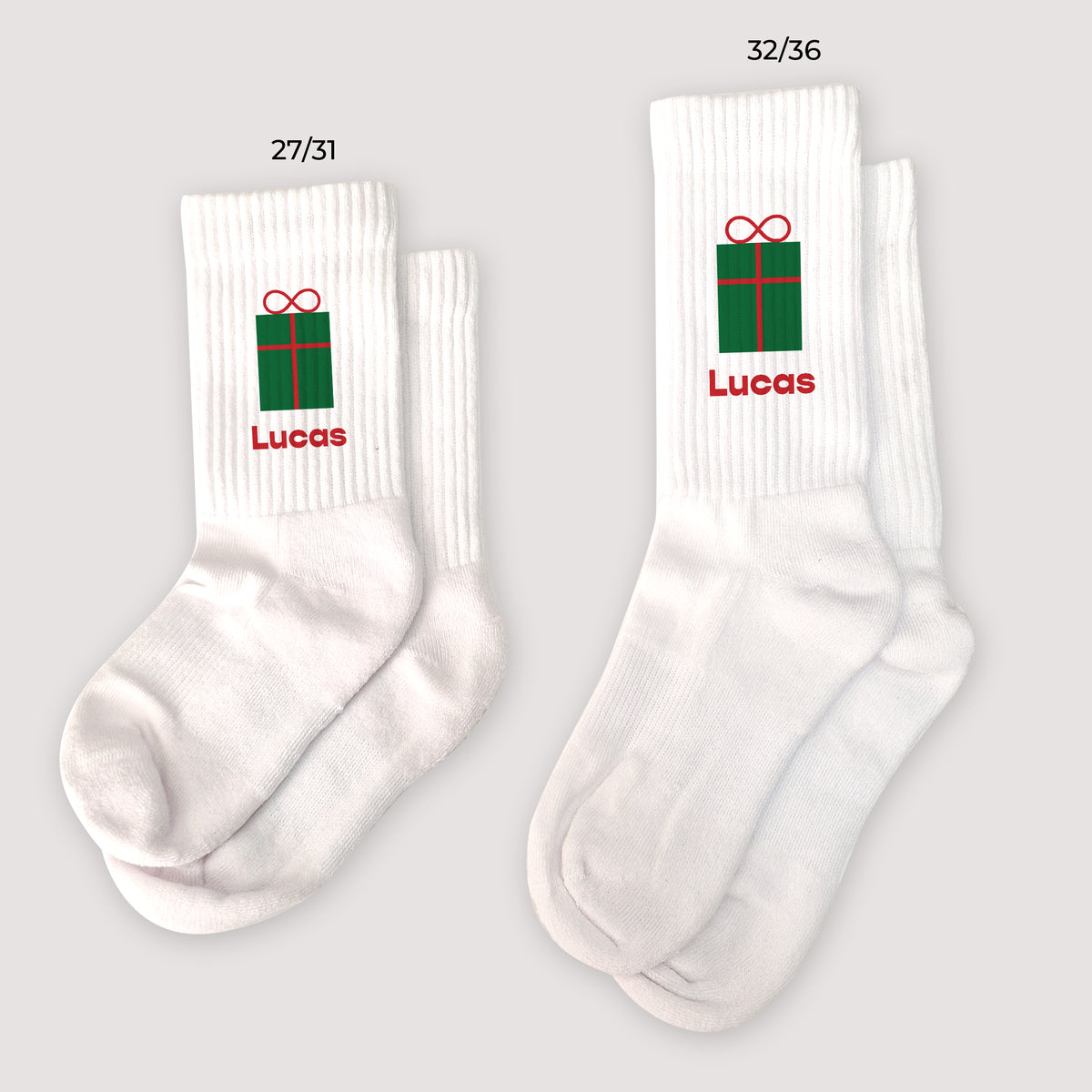 Chaussettes enfant Blanches Cadeau Surprise photo N° 1