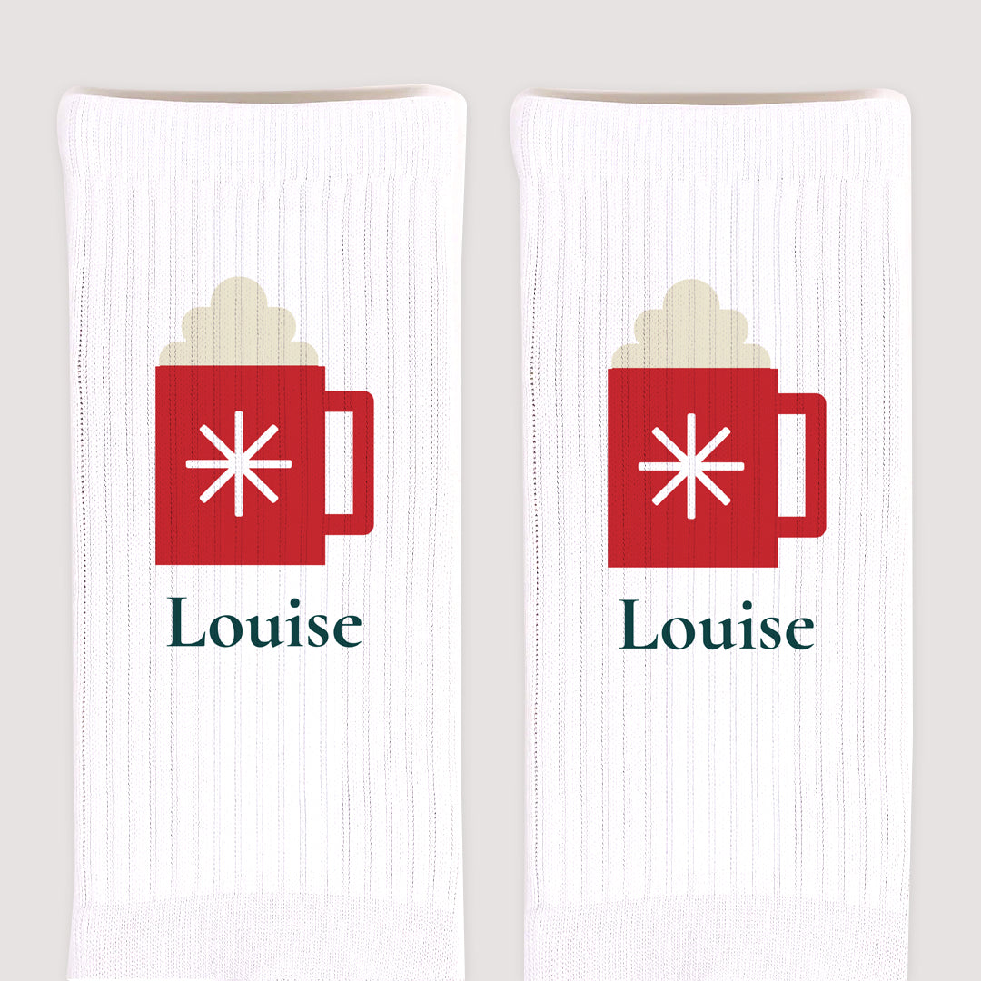 Chaussettes enfant Blanches Chocolat Chaud photo N° 3