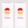 Chaussettes femme Blanches Père Noël photo N° 3