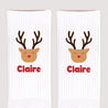 Chaussettes femme Blanches Renne Malicieux photo N° 3