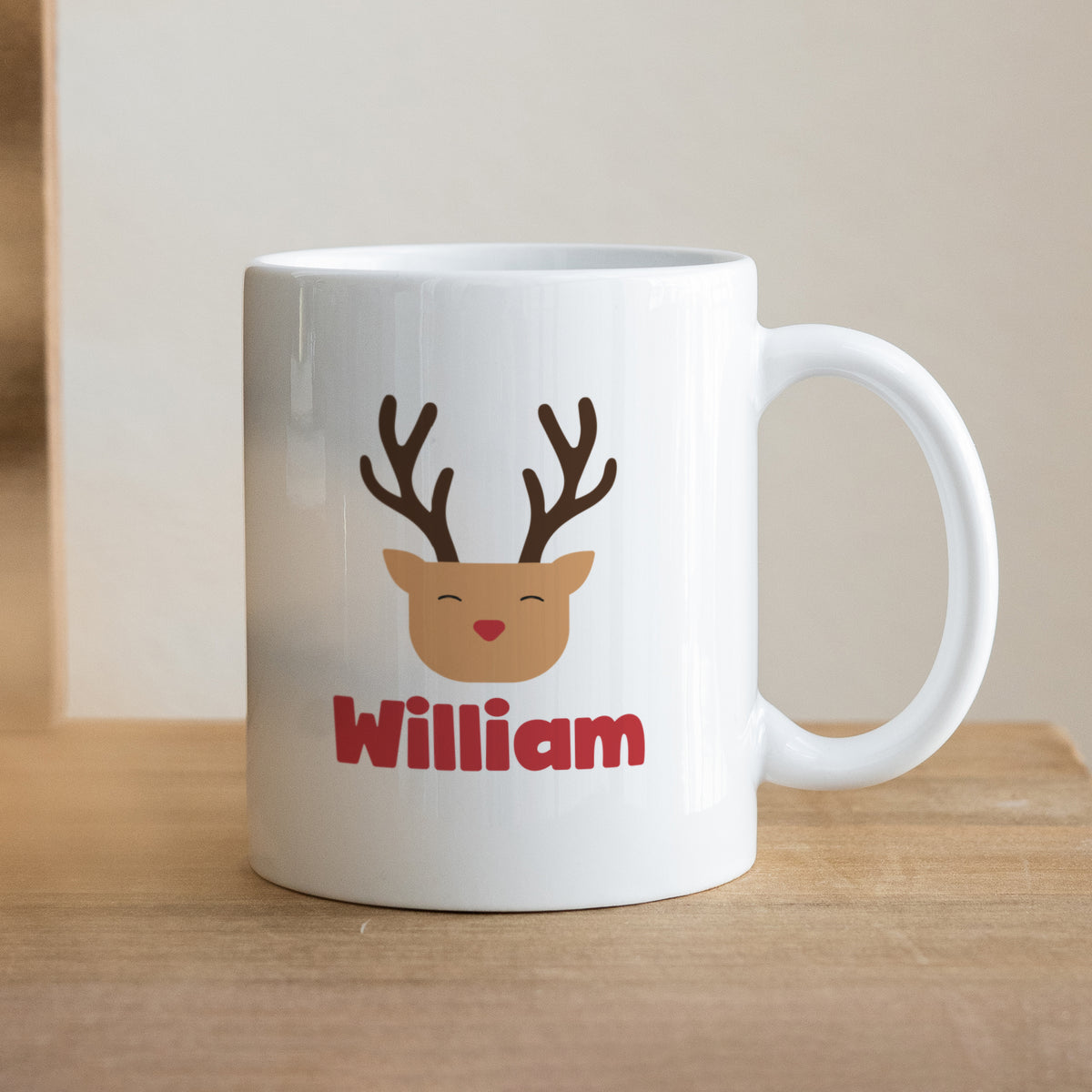 Mug Blanc Renne Malicieux photo N° 1
