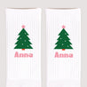 Chaussettes femme Blanches Sapin en fête photo N° 3