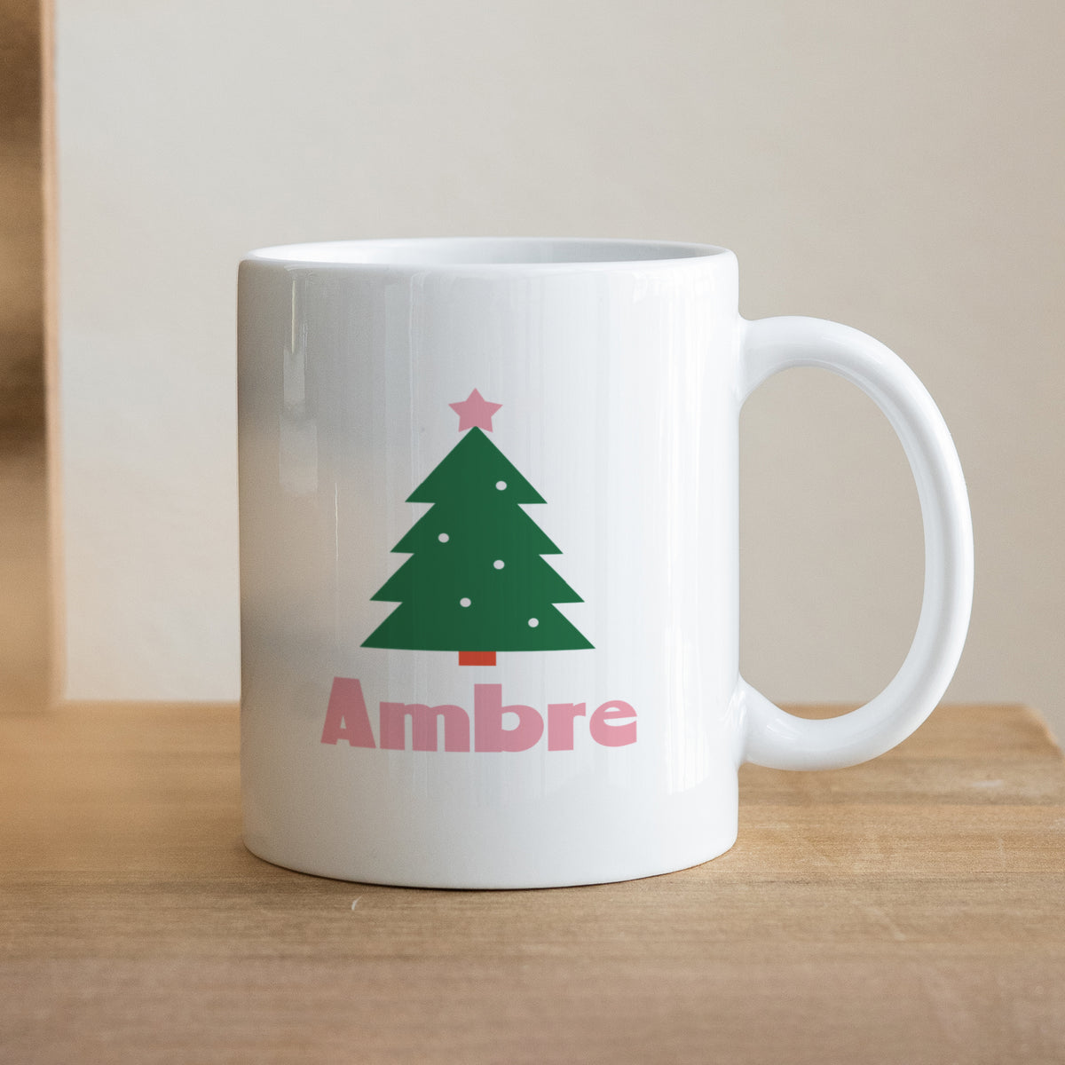 Mug Blanc Sapin en fête photo N° 1