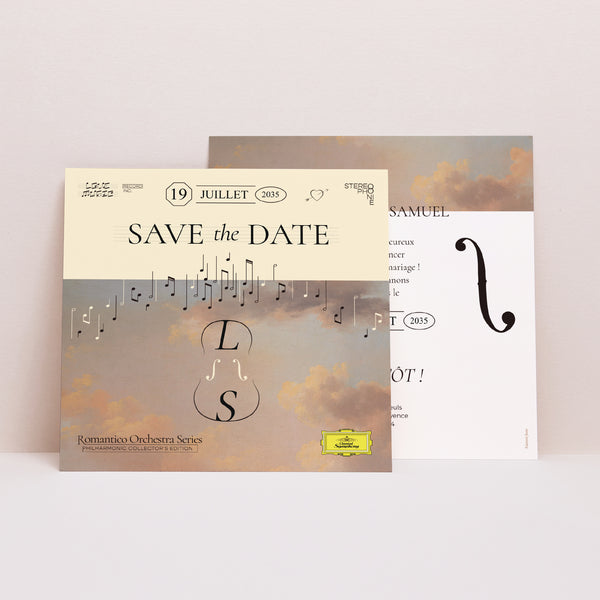 Save the date Mariage Carré Symphony of Love photo