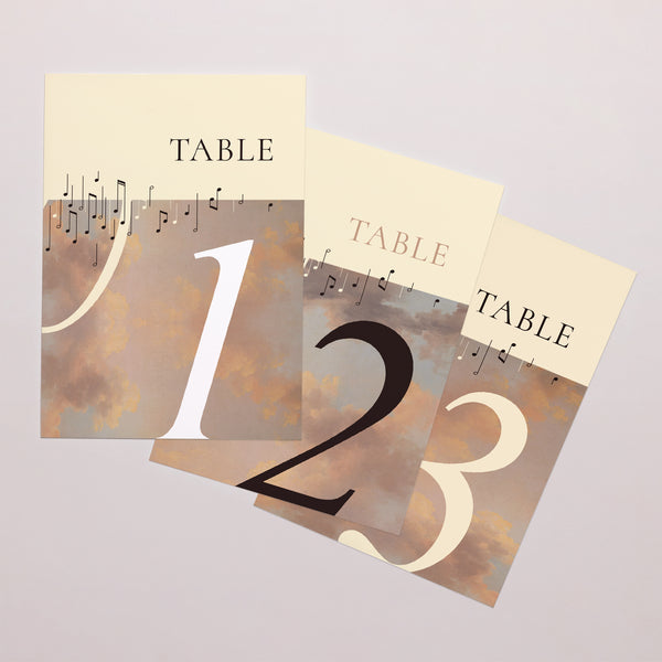 Marque table Mariage Lot de 3 Symphony of Love photo