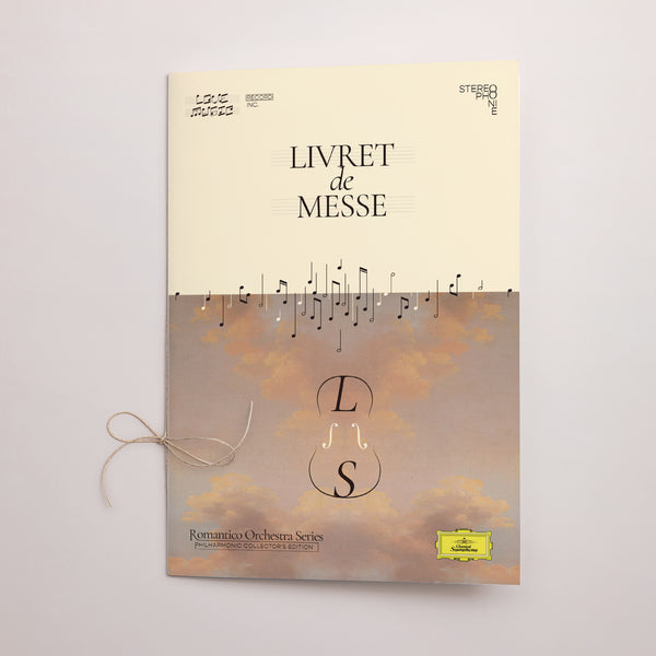 Livret de messe Mariage Double volet Symphony of Love photo