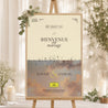 Panneau bienvenue Mariage Portrait 60 x 90 cm Symphony of Love photo N° 1