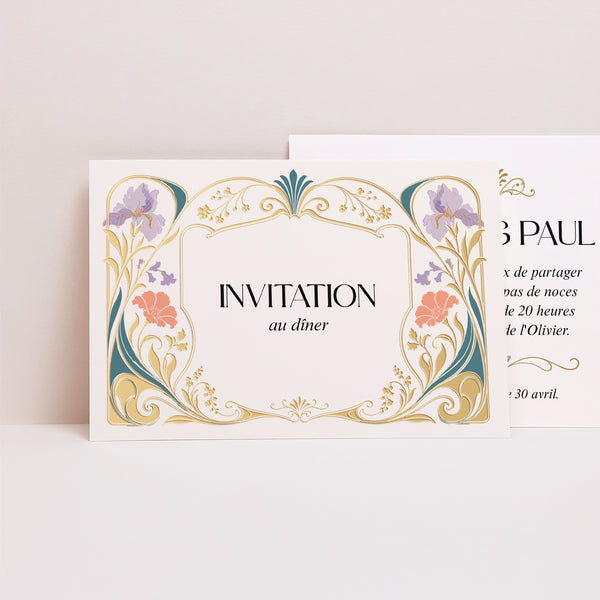 Invitations Mariage Paysage Floréal photo