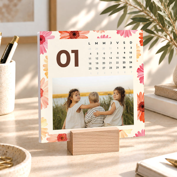 Calendrier Fin d'année 6 cartes Au Gré des Fleurs photo