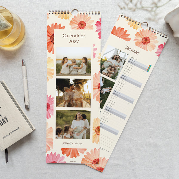 Calendrier Fin d'année Perpétuel Au Gré des Fleurs photo