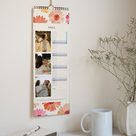 Calendrier Fin d'année Perpétuel Au Gré des Fleurs