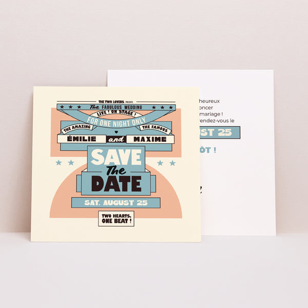 Save the date Mariage Carré The Wedding Show photo