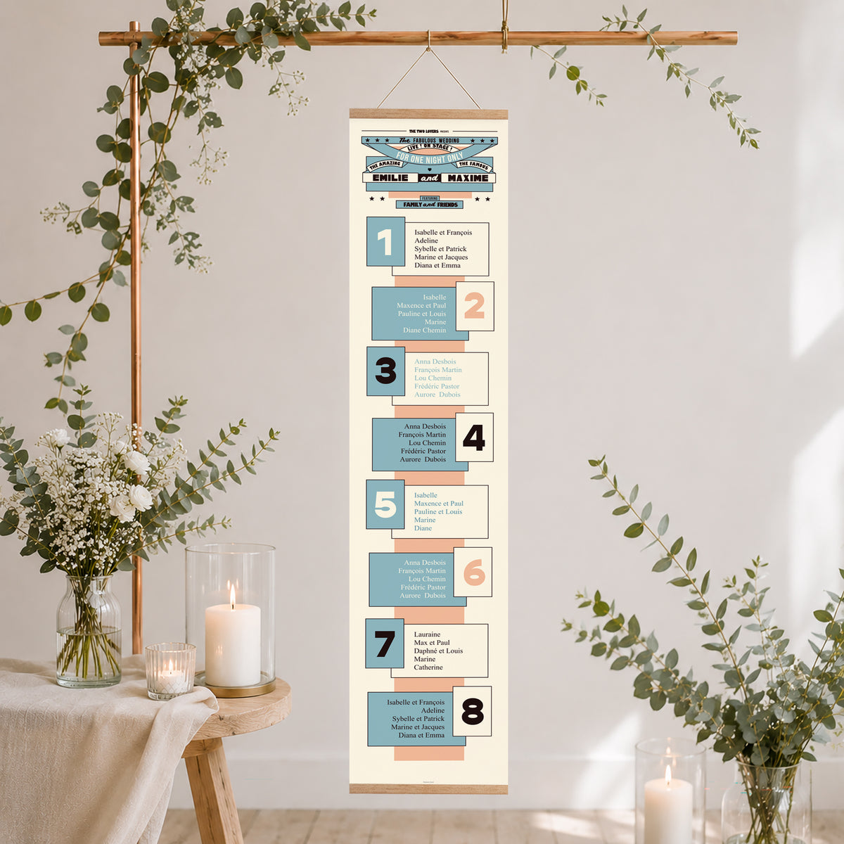 Plan de table Mariage Papier The Wedding Show photo N° 2