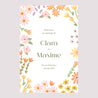 Panneau bienvenue Mariage Portrait 60 x 90 cm Love in Bloom photo N° 2