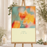 Panneau bienvenue Mariage Portrait 60 x 90 cm Solstice photo N° 1