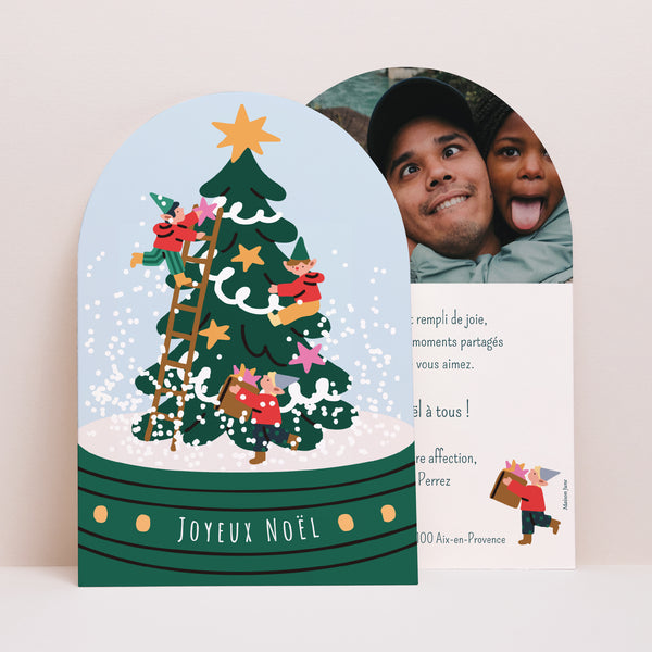 Carte de Noel Fin d'année Arche La Fabrique de Noël photo